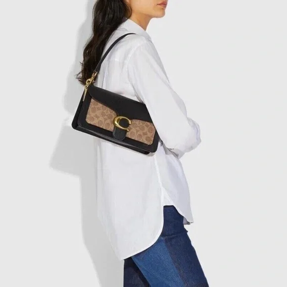 💰SOLD - 91215 - Coach Tabby Shoulder Bag 26 With Signature Canvas - Picture 15 of 15